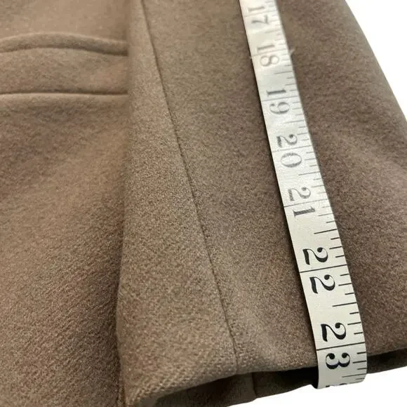 Vintage David Brooks Ltd Tan Taupe 100% Wool Blazer size 6 Light Academia 80s - Picture 11 of 11